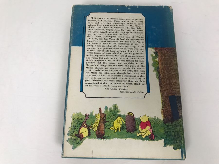 Vintage 1950 'The House At Pooh Corner' Book Reprinted From New Plates And Engravings By A. A. Milne With Dust Jacket [Photo 3]
