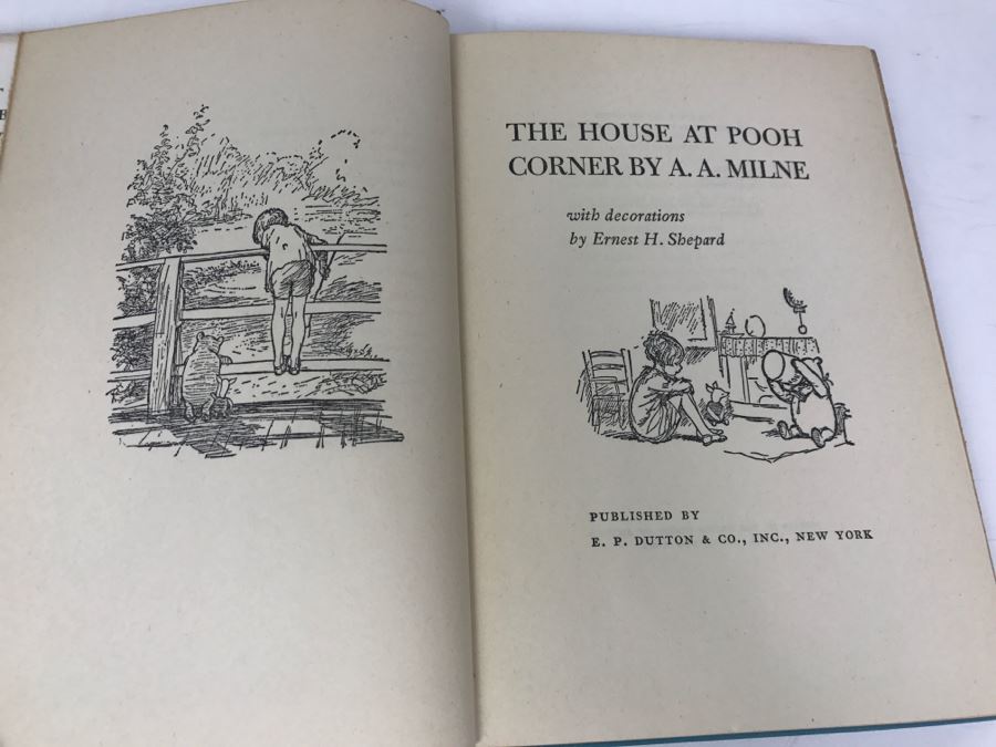 Vintage 1950 'The House At Pooh Corner' Book Reprinted From New Plates And Engravings By A. A. Milne With Dust Jacket [Photo 5]