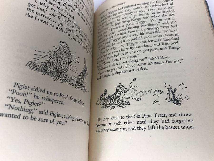 Vintage 1950 'The House At Pooh Corner' Book Reprinted From New Plates And Engravings By A. A. Milne With Dust Jacket [Photo 9]