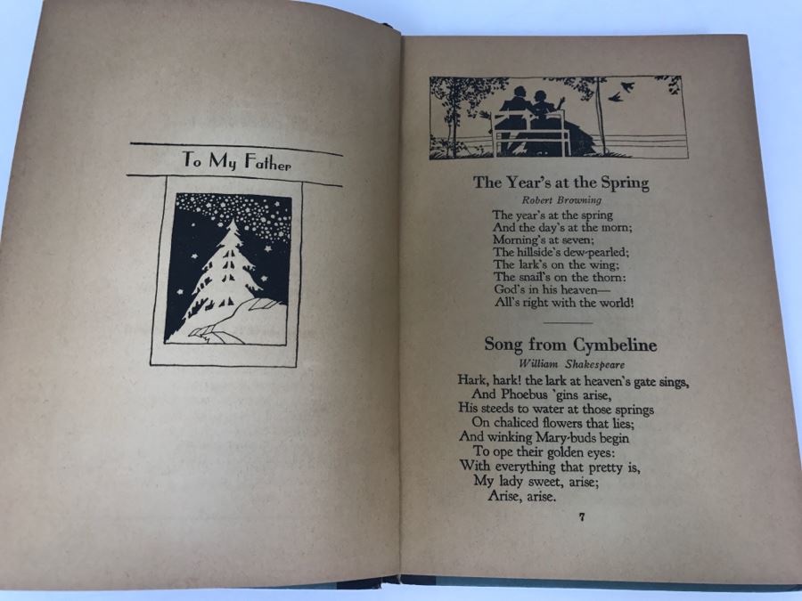 Vintage 1931 Book 'A Book Of Famous Poems For Older Boys And Girls' Compiled By Marjorie Barros [Photo 8]