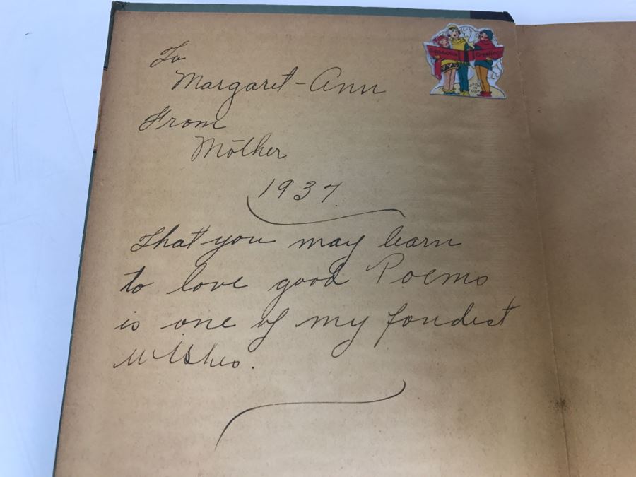 Vintage 1931 Book 'A Book Of Famous Poems For Older Boys And Girls' Compiled By Marjorie Barros [Photo 5]