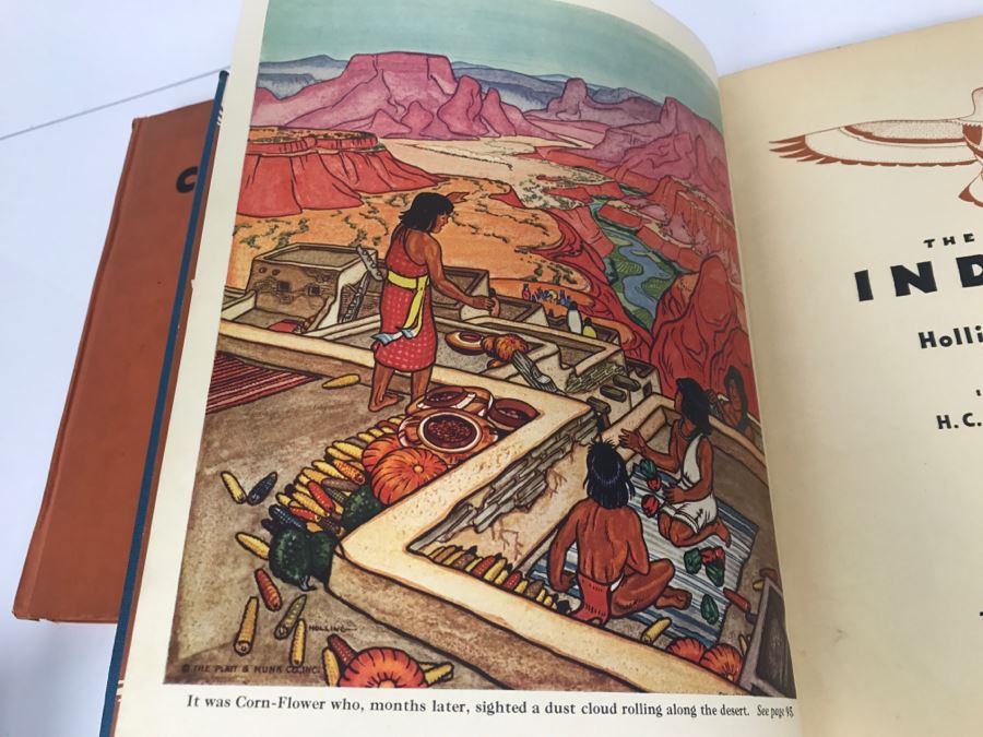 Vintage 1935 Book 'The Book Of Indians' And 1936 Book 'The Book Of Cowboys' By Holling C. Holling [Photo 9]
