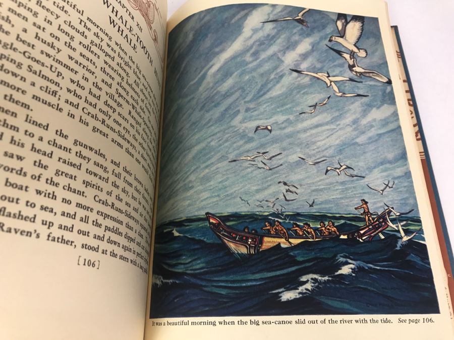 Vintage 1935 Book 'The Book Of Indians' And 1936 Book 'The Book Of Cowboys' By Holling C. Holling [Photo 17]