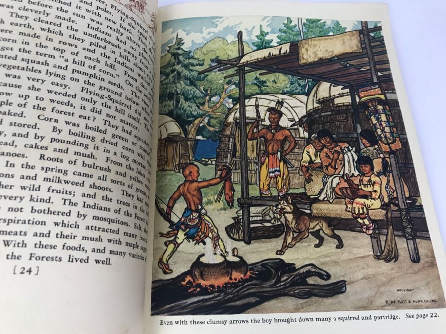 Vintage 1935 Book 'The Book Of Indians' And 1936 Book 'The Book Of Cowboys' By Holling C. Holling [Photo 16]