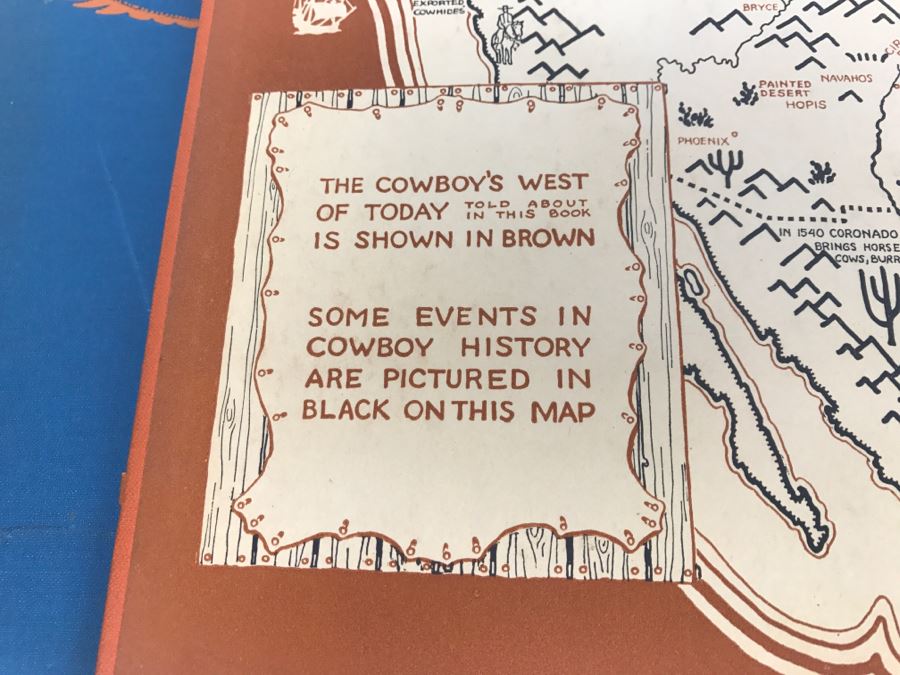 Vintage 1935 Book 'The Book Of Indians' And 1936 Book 'The Book Of Cowboys' By Holling C. Holling [Photo 19]