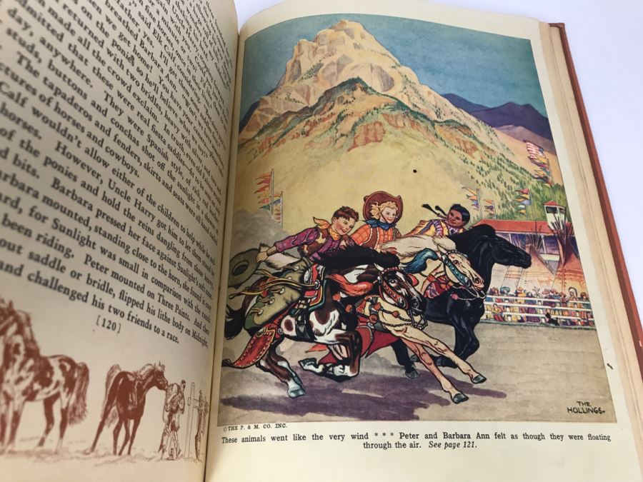Vintage 1935 Book 'The Book Of Indians' And 1936 Book 'The Book Of Cowboys' By Holling C. Holling [Photo 23]