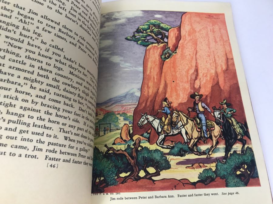 Vintage 1935 Book 'The Book Of Indians' And 1936 Book 'The Book Of Cowboys' By Holling C. Holling [Photo 26]