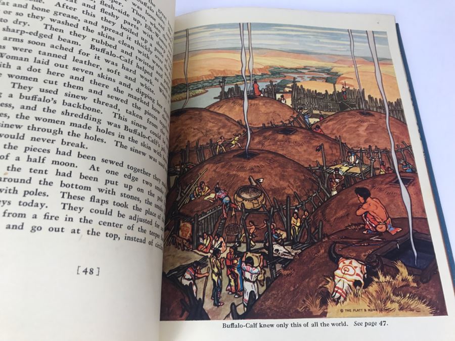 Vintage 1935 Book 'The Book Of Indians' And 1936 Book 'The Book Of ...