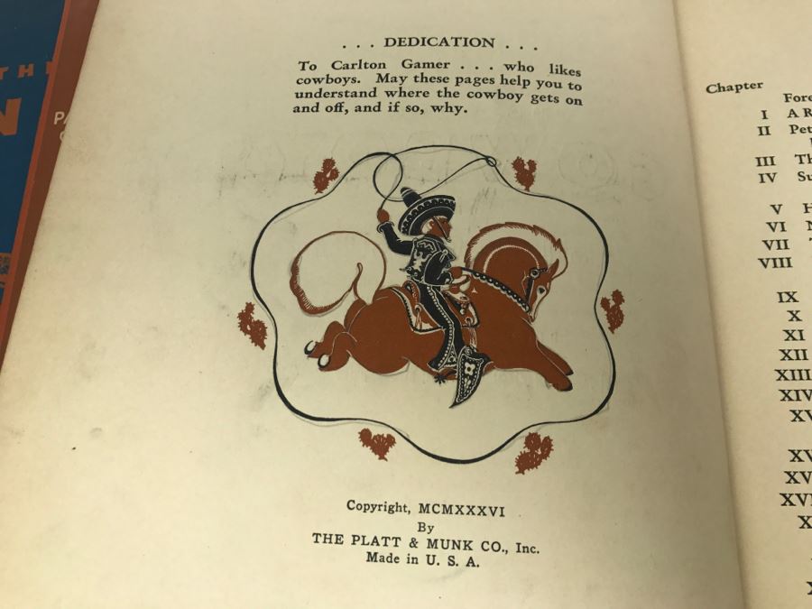Vintage 1935 Book 'The Book Of Indians' And 1936 Book 'The Book Of Cowboys' By Holling C. Holling [Photo 21]