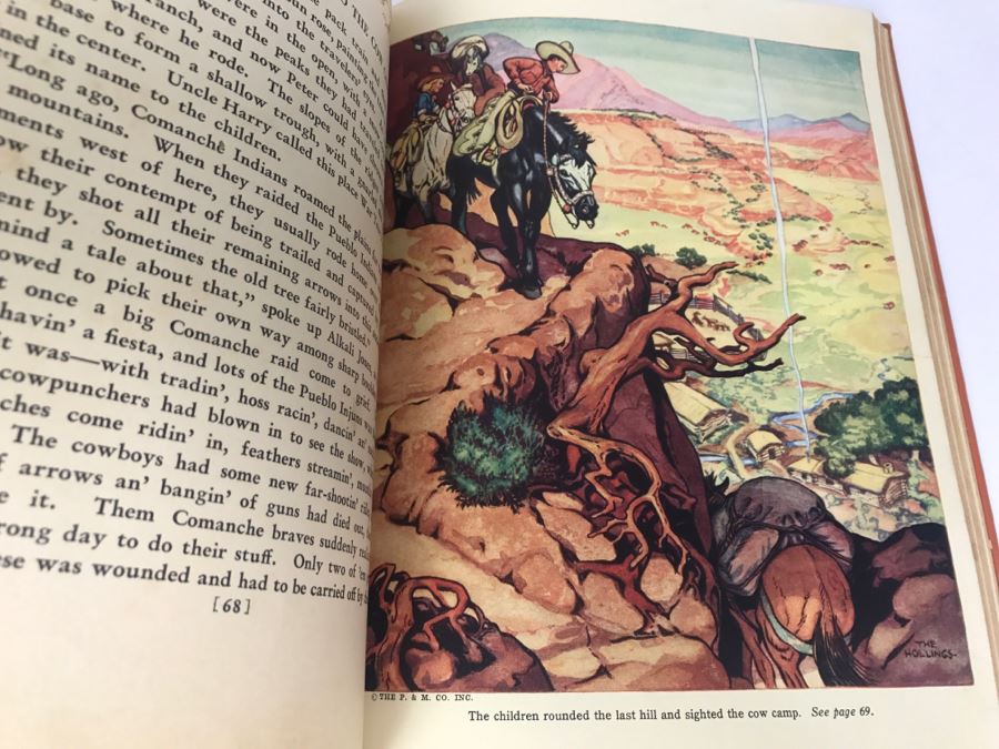 Vintage 1935 Book 'The Book Of Indians' And 1936 Book 'The Book Of Cowboys' By Holling C. Holling [Photo 25]