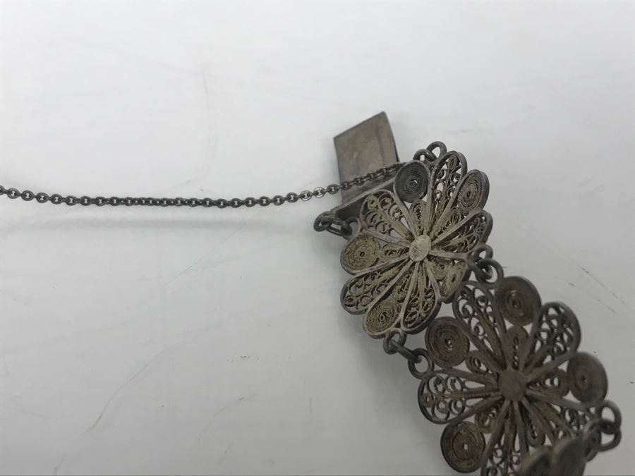 Costume Jewelry Lot With (2) Stick Pins And Bracelet [Photo 9]