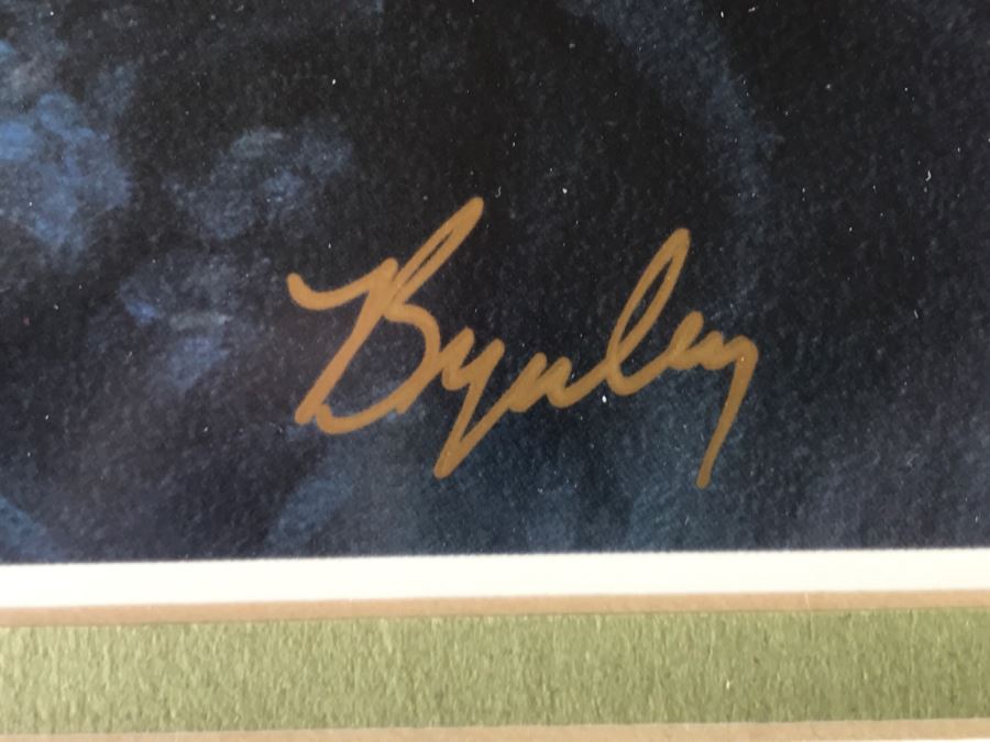 Framed Limited Edition Print Titled 'Help On The Way' By Bob Byerley Hand Signed 318 Of 950 24X30' [Photo 14]