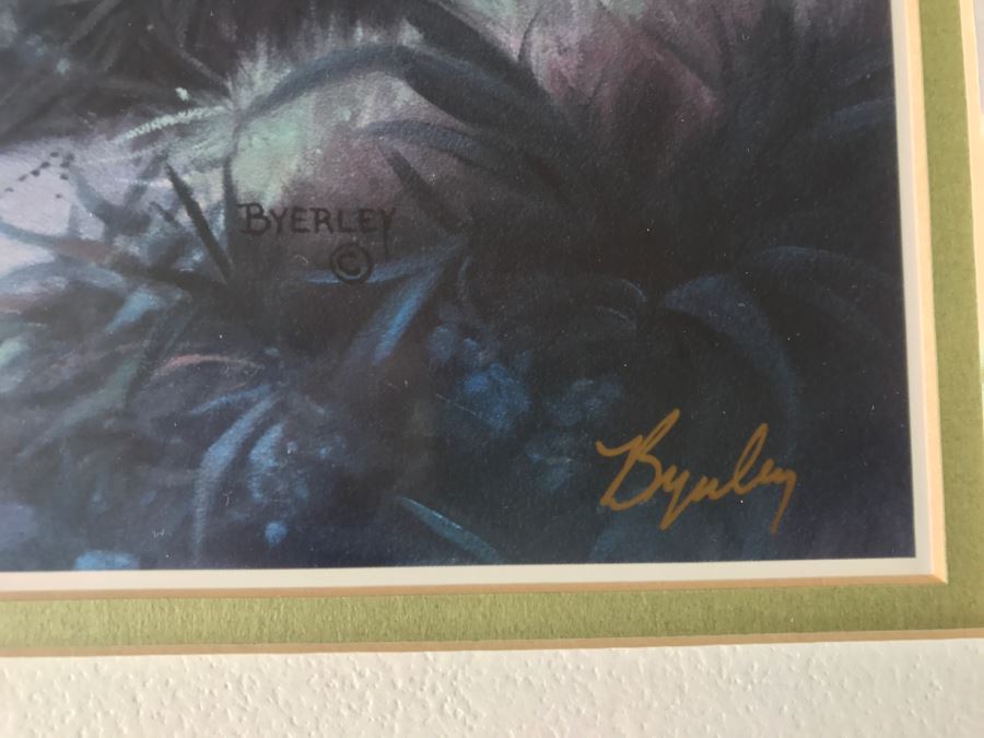 Framed Limited Edition Print Titled 'Help On The Way' By Bob Byerley Hand Signed 318 Of 950 24X30' [Photo 13]