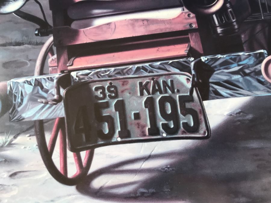 Framed Limited Edition Print Titled 'Help On The Way' By Bob Byerley Hand Signed 318 Of 950 24X30' [Photo 8]