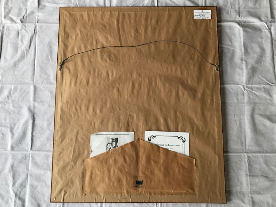 Framed Limited Edition Print Titled 'Help On The Way' By Bob Byerley Hand Signed 318 Of 950 24X30' [Photo 16]