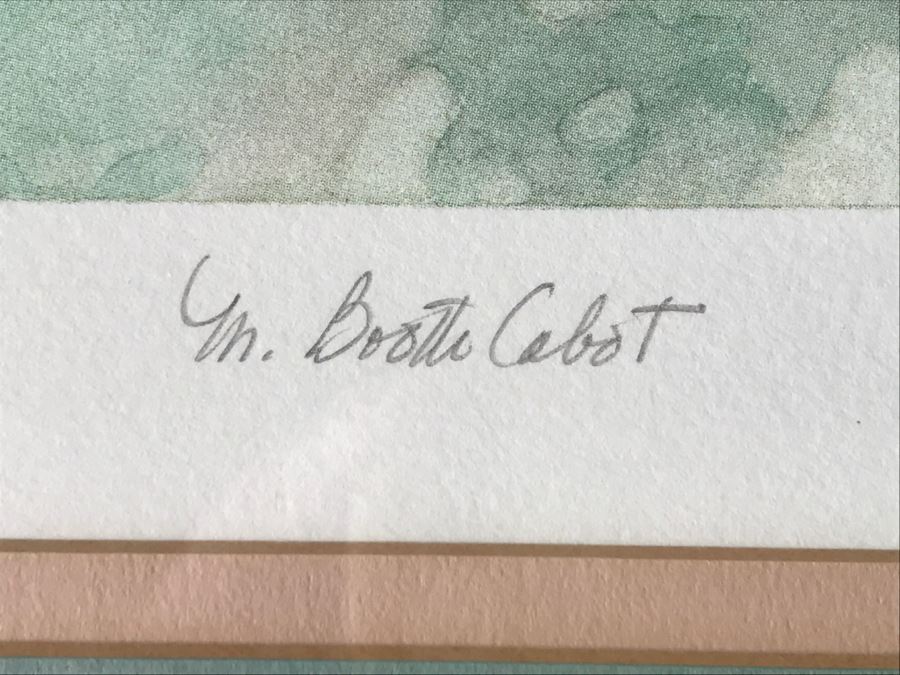 Pair Of Framed Limited Edition Bird Prints By M. Booth Cabot Hand Signed [Photo 7]