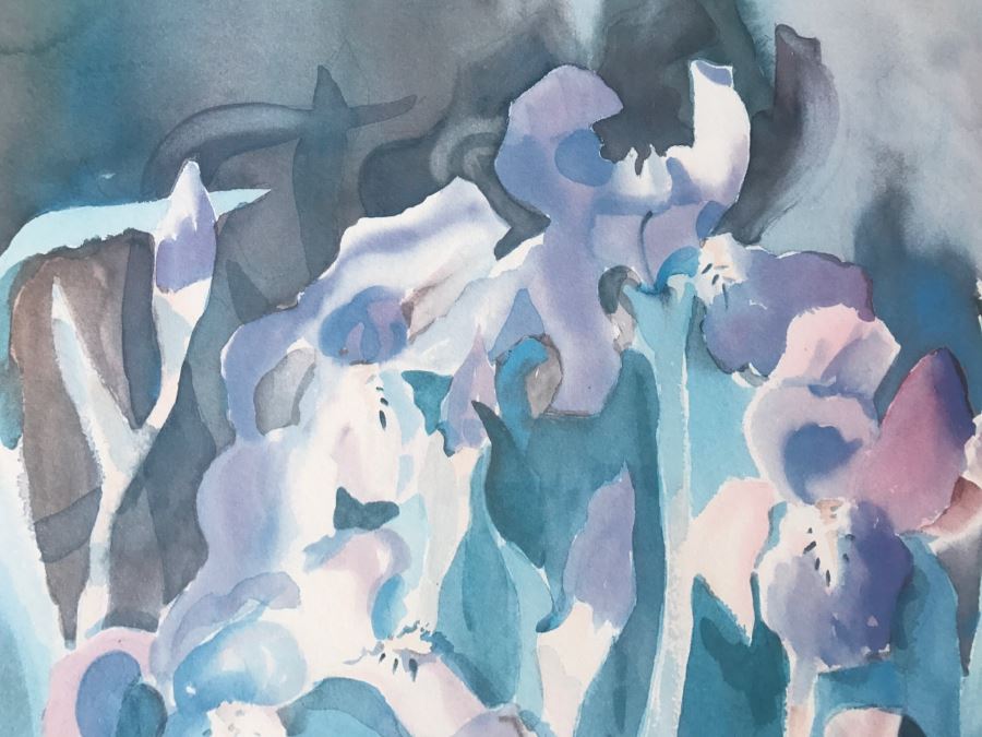 Pair Of Framed Limited Edition Floral Prints By Patricia Bynum Watkins One Is Hand Signed [Photo 11]