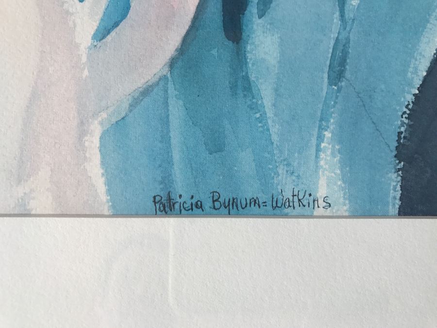 Pair Of Framed Limited Edition Floral Prints By Patricia Bynum Watkins One Is Hand Signed [Photo 12]