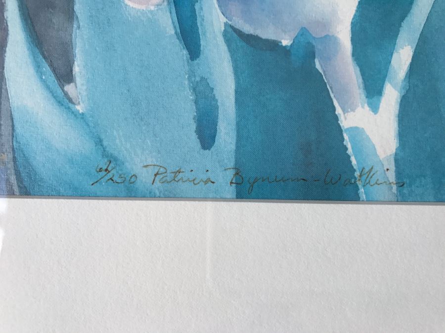 Pair Of Framed Limited Edition Floral Prints By Patricia Bynum Watkins One Is Hand Signed [Photo 13]