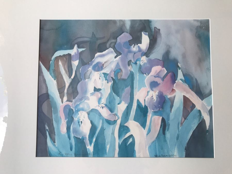 Pair Of Framed Limited Edition Floral Prints By Patricia Bynum Watkins One Is Hand Signed [Photo 9]