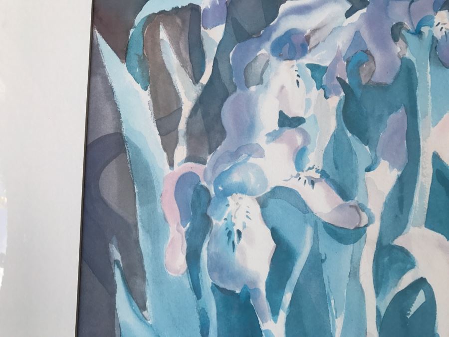 Pair Of Framed Limited Edition Floral Prints By Patricia Bynum Watkins One Is Hand Signed [Photo 10]