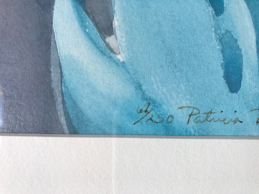 Pair Of Framed Limited Edition Floral Prints By Patricia Bynum Watkins One Is Hand Signed [Photo 14]