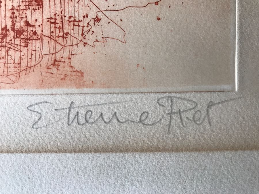 Limited Edition Lithograph By Etienne Ret (1900-1996) Titled 'Yetty' 36 Of 100 Hand Signed By Etienne Ret [Photo 8]