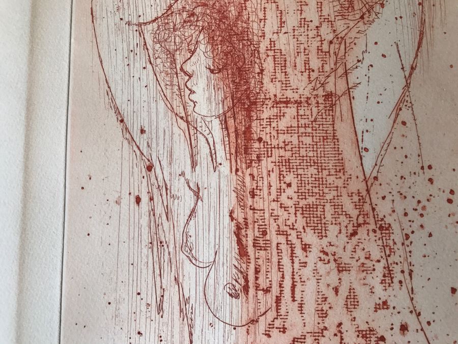 Limited Edition Lithograph By Etienne Ret (1900-1996) Titled 'Yetty' 36 Of 100 Hand Signed By Etienne Ret [Photo 3]