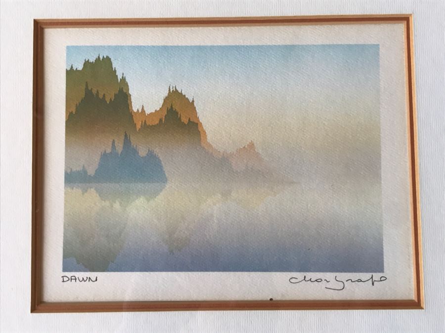 Set Of (5) Framed Hand Signed Serigraphs By Peter And Traudl Markgraf [Photo 6]