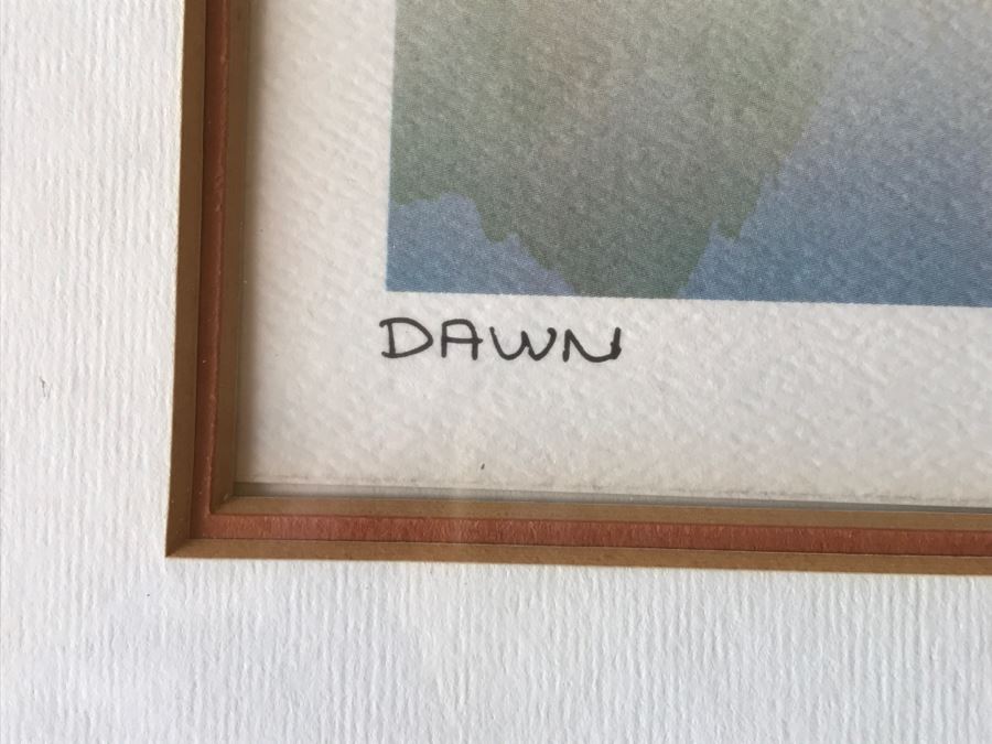 Set Of (5) Framed Hand Signed Serigraphs By Peter And Traudl Markgraf [Photo 8]