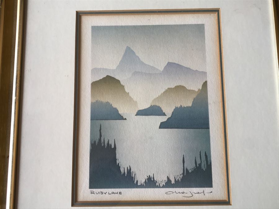 Set Of (5) Framed Hand Signed Serigraphs By Peter And Traudl Markgraf [Photo 15]