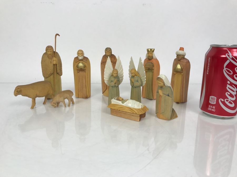 Wooden Nativity Set