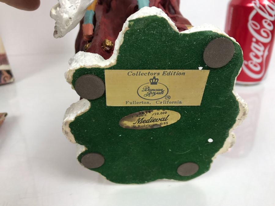 Duncan Royale Medieval Santa Claus Limited Edition 1,279 Of 10,000 R. Rodrigues 1983 With Both And Duncan Royale History Of Santa Claus Book ($700 On Replacements W/O Box) [Photo 13]