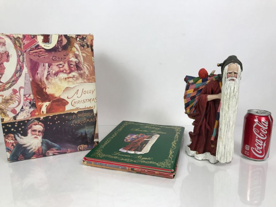 Duncan Royale Medieval Santa Claus Limited Edition 1,279 Of 10,000 R. Rodrigues 1983 With Both And Duncan Royale History Of Santa Claus Book ($700 On Replacements W/O Box) [Photo 2]