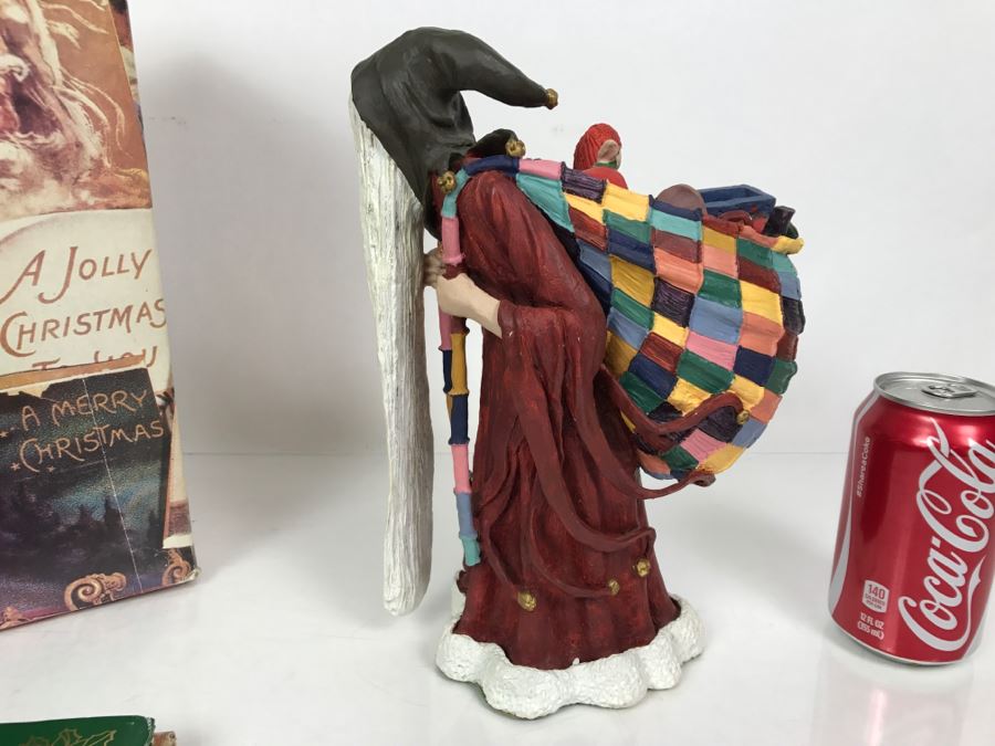Duncan Royale Medieval Santa Claus Limited Edition 1,279 Of 10,000 R. Rodrigues 1983 With Both And Duncan Royale History Of Santa Claus Book ($700 On Replacements W/O Box) [Photo 11]