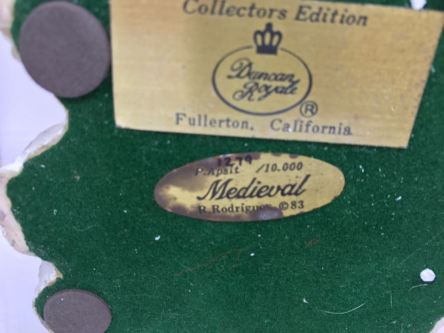 Duncan Royale Medieval Santa Claus Limited Edition 1,279 Of 10,000 R. Rodrigues 1983 With Both And Duncan Royale History Of Santa Claus Book ($700 On Replacements W/O Box) [Photo 15]