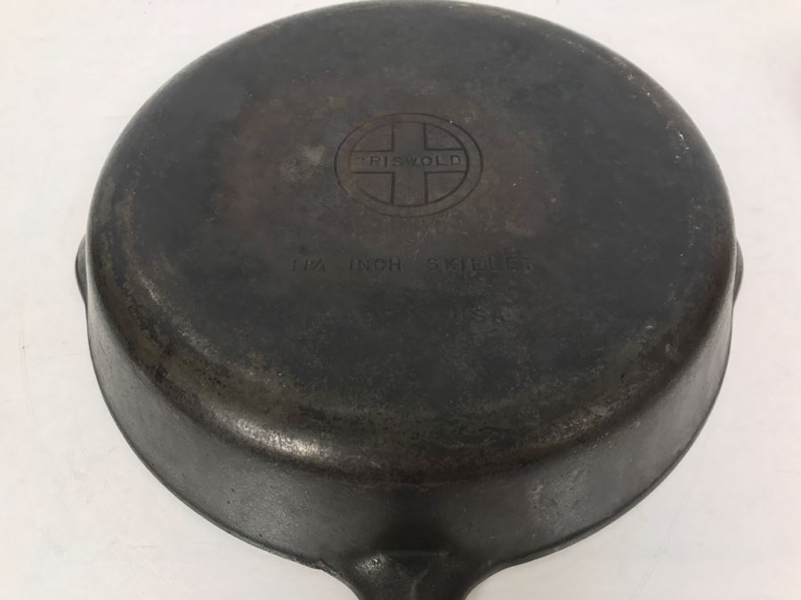 Vintage GRISWOLD 11 1/4' Skillet Made In USA Heavy Duty [Photo 7]