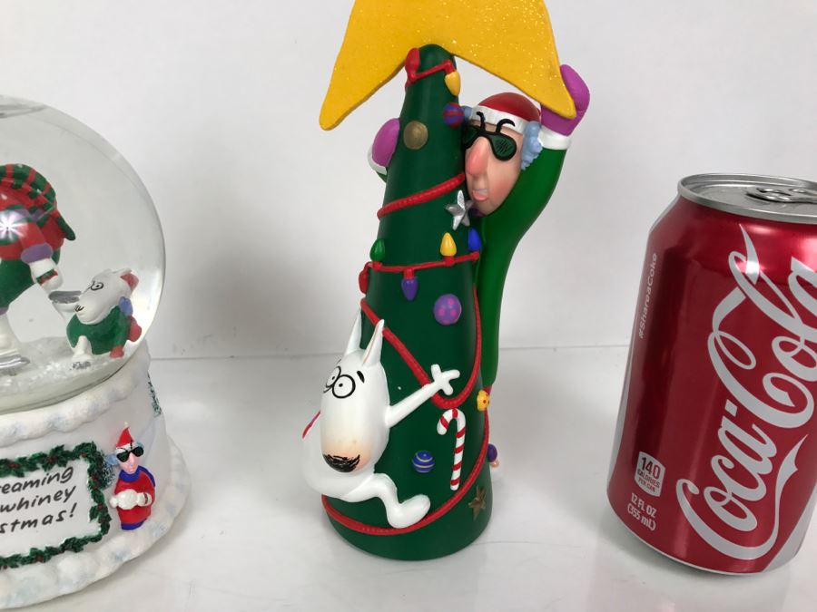 Maxine Christmas Decoration Lot With Snow Globe And Tree Topper [Photo 2]
