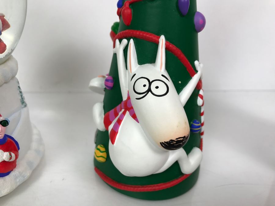 Maxine Christmas Decoration Lot With Snow Globe And Tree Topper [Photo 3]