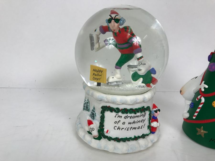Maxine Christmas Decoration Lot With Snow Globe And Tree Topper [Photo 6]