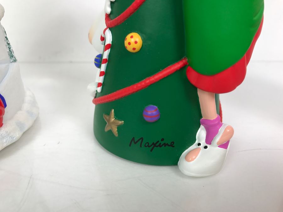 Maxine Christmas Decoration Lot With Snow Globe And Tree Topper [Photo 5]