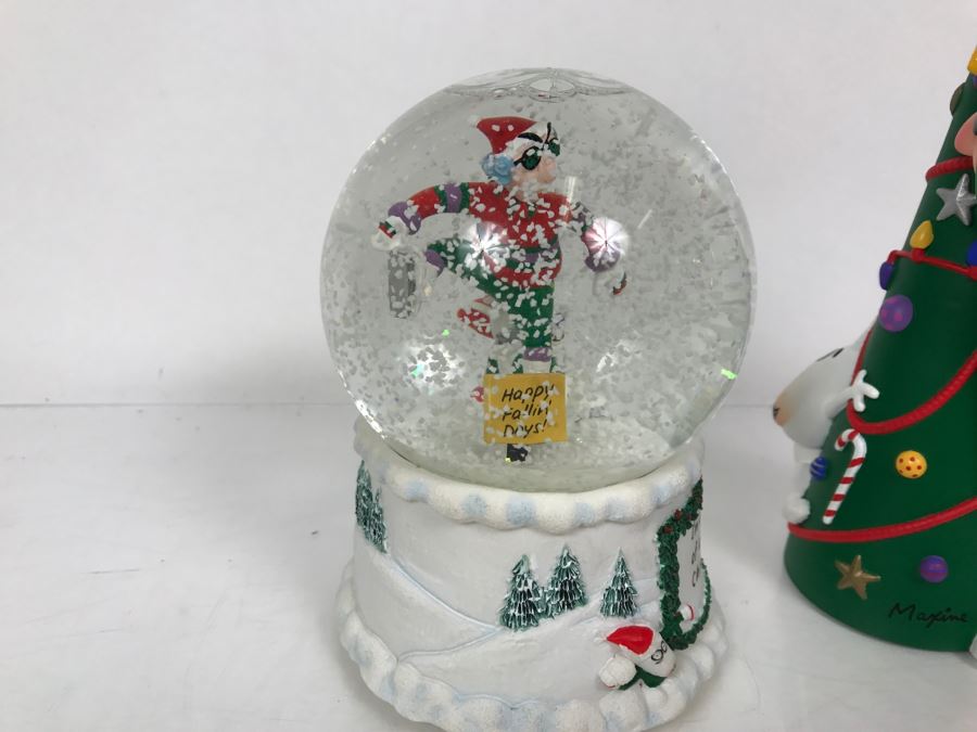 Maxine Christmas Decoration Lot With Snow Globe And Tree Topper [Photo 11]