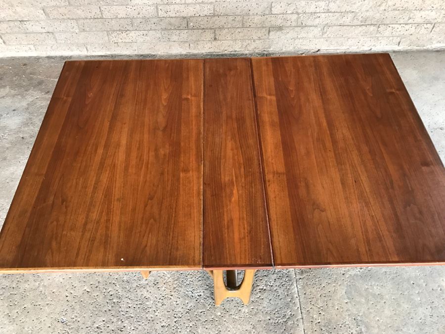 Mid-Century Modern Bruno Mathsson Style Teak Drop Leaf Dining Table [Photo 6]