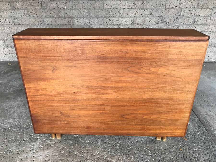 Mid-Century Modern Bruno Mathsson Style Teak Drop Leaf Dining Table [Photo 21]
