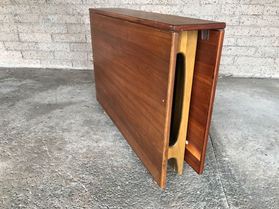Mid-Century Modern Bruno Mathsson Style Teak Drop Leaf Dining Table [Photo 19]