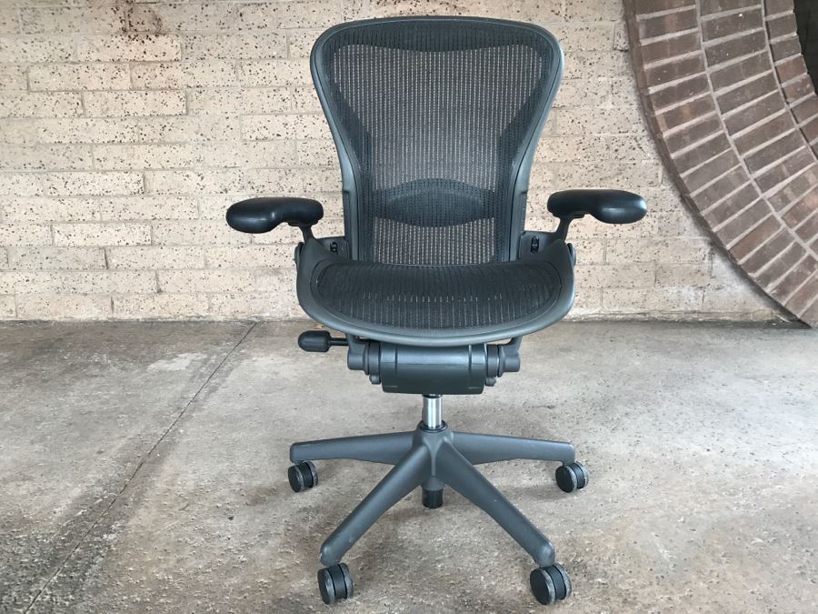 Herman Miller Black Office Chair Aeron Two Retails For $950 [Photo 4]