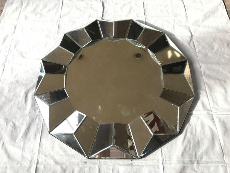 Large Commercial Grade Geometric Patterned Mirror [Photo 2]