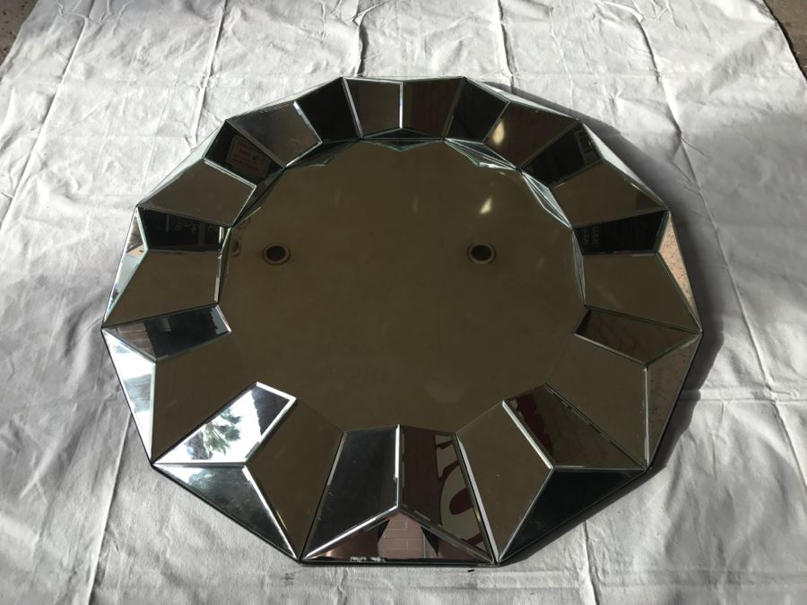 Large Commercial Grade Geometric Patterned Mirror [Photo 3]