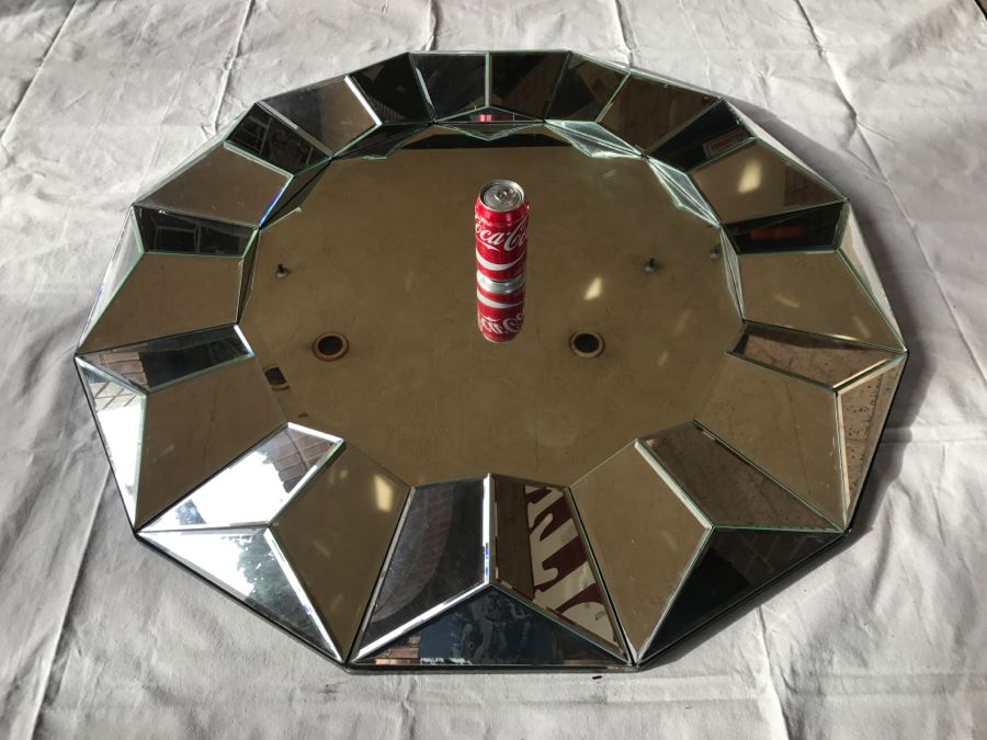 Large Commercial Grade Geometric Patterned Mirror [Photo 7]