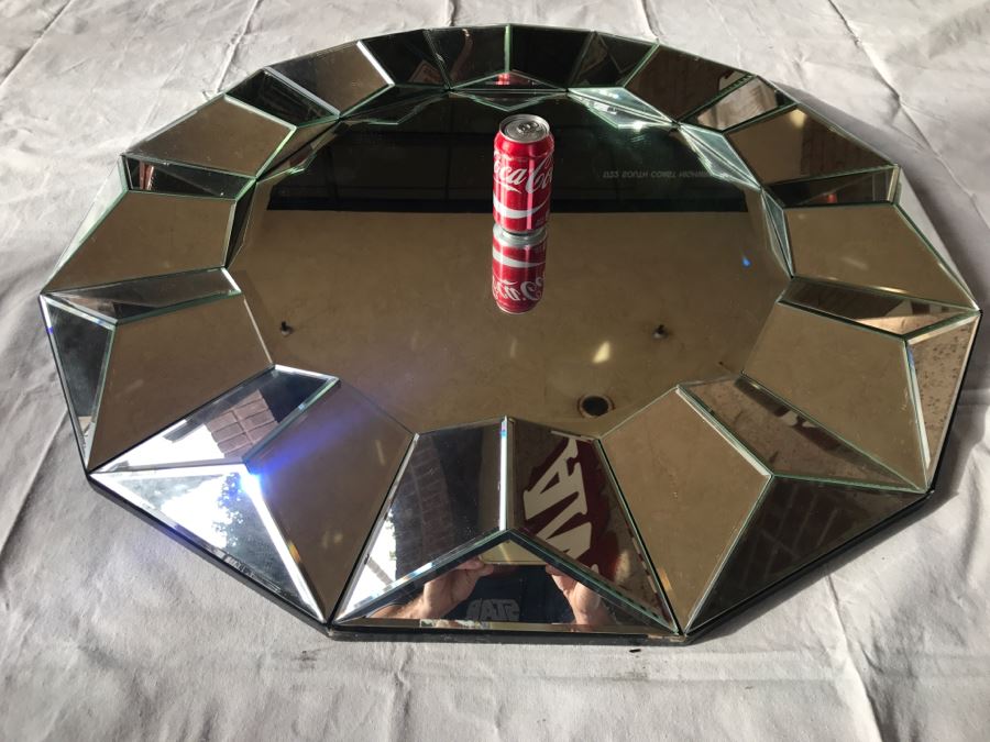 Large Commercial Grade Geometric Patterned Mirror [Photo 5]